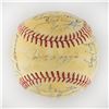 Image 1 : 1946 New York Yankees Team Signed Baseball with 27 Signatures including DiMaggio and Dickey