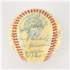Image 2 : 1946 New York Yankees Team Signed Baseball with 27 Signatures including DiMaggio and Dickey