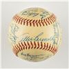 Image 1 : 1953 New York Yankees Team-Signed Baseball with 30 Signatures including 7 Hall of Famers!