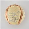 Image 3 : 1959 New York Yankees Team Signed Baseball with Mantle and Berra
