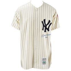 Mickey Mantle Signed "No. 7" Inscribed New York Yankees Cooperstown Jersey