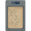 Image 2 : 1932 New York Yankees and Detroit Tigers Signed Album Page with Ruth and Gehrig - PSA/DNA