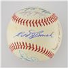 Image 1 : Hall of Famer Multi-Signed Baseball with Jackie Robinson and Dizzy Dean