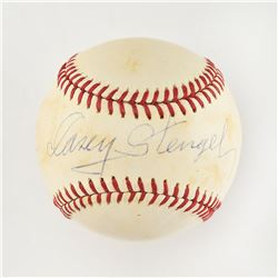 Casey Stengel Single Signed Baseball