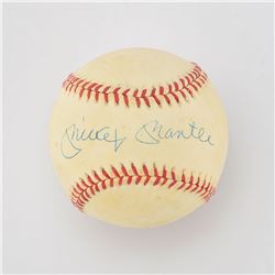 "Willie, Mickey and The Duke" Multi-Signed Baseball