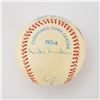 Image 2 : "Willie, Mickey and The Duke" Multi-Signed Baseball