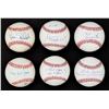 Image 1 : Movie Actor Single Signed Baseball Collection (6)