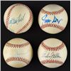 Image 2 : Single Signed Baseball Collection (35) with Mickey Mantle and (2) Willie Mays - Many Deceased