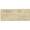 Image 1 : Hank Aaron 1975 Signed Milwaukee Brewers Check