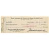 Image 1 : Waite Hoyt 1927 Signed Payroll Check