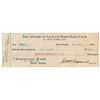 Image 1 : Carl Mays 1922 Signed Payroll Check