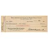 Image 1 : Fred Merkle 1925 Signed Payroll Check