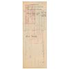 Image 2 : Fred Merkle 1925 Signed Payroll Check