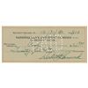 Image 1 : Herb Pennock 1942 Signed Bank Check