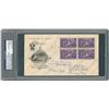 Image 1 : Elmer Flick Signed Baseball Centennial First Day Cover - PSA/DNA