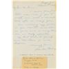 Image 1 : Frank 'Home Run' Baker 1956 Signed Handwritten Letter and Signature