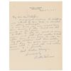 Image 1 : Walter Johnson 1941 Signed Handwritten Letter