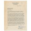 Image 1 : Bill McGowan 1950 Signed Typed Letter
