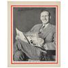Image 1 : Walter Johnson 1928 Signed Baseball Magazine Photograph
