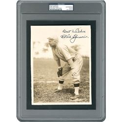 Tris Speaker Signed Photograph (Final Season) - PSA/DNA
