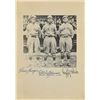 Image 1 : Boston Red Sox Signed "Golden Outfield" Program with Speaker, Hooper and Lewis