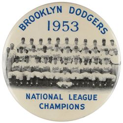 1953 Brooklyn Dodgers Jumbo Stadium Pin - MINT condition!