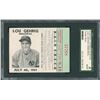 Image 1 : Lou Gehrig 1941 Memorial Game Ticket Stub - SGC AUTHENTIC