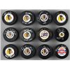 Image 1 : Chicago Black Hawks Signed Puck Collection (10) with Bobby Hull