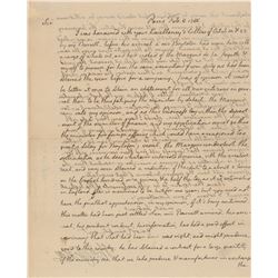 Thomas Jefferson 1786 Signed Handwritten Letter