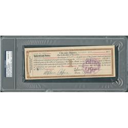 Al Capone Extremely rare 1926 Twice-Signed Document - PSA/DNA GEM MINT 10!