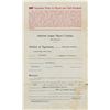 Image 2 : Joe Gedeon 1916 Washington Senators Contract also Signed by Clark Griffith