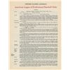 Image 2 : Tom Henrich 1947 New York Yankees Signed Player Contract