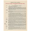 Image 2 : Ralph Kiner 1955 Cleveland Indians Signed Player Contract with Hank Greenberg (Last Contract)