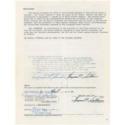 Dennis Eckersley 1980–84 Boston Red Sox Signed Player Contract