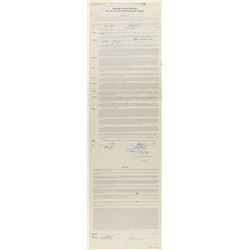 Tony Gwynn 1983 Puerto Rico Winter League Signed Player Contract (Earliest Known)