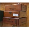 Image 1 : 3 VINTAGE WOOD CIGAR BOXES