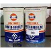 Image 1 : TWO VINTAGE GULF ANTI-FREEZE QUARTS