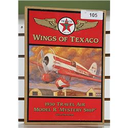 TEXACO 1930 TRAVEL AIR DIE CAST AIRPLANE