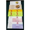 Image 1 : SIX UNUSED VINTAGE MOTOR OIL QUART LABELS