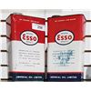 Image 1 : TWO VINTAGE IMPERIAL ESSO 1 GALLON SQUARE CANS