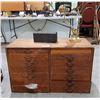 Image 1 : ANTIQUE 14 DRAWER WOOD TOOL CHEST W.]/CONTENTS