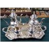 Image 1 : VINTAGE 5 PC ROGERS BROS SILVERPLATE TEA SERVICE