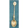 Image 2 : COSTUME JEWELRY BOX W/BRASS CORONATION SPOON & 1940'S GERBER SPOON IN BOXES