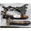 Image 1 : ANTIQUE FORD MODEL T TRANSMISSION TOOL, & 2 SCRAPER PLANES