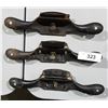 Image 1 : THREE ANTIQUE STANLEY NO.80 SHAPING PLANES