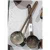 Image 1 : TWO ANTIQUE FORGING LADLES