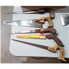 Image 1 : FIVE VINTAGE MITRE SAWS