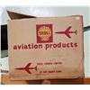 Image 2 : VINTAGE SHELL AVIATION OIL SHIPPING CARDBOARD BOX