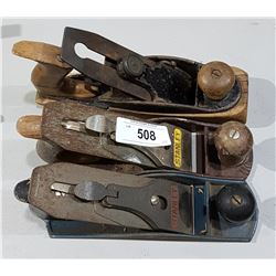 THREE VINTAGE STANLEY HAND PLANES