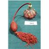 Image 1 : VIMTAGE AUSTRIAN RUBY FLASH GLASS PERFUME BOTTLE
